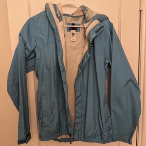 Patagonia blue raincoat - L